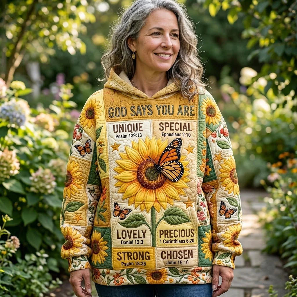 God Says You Are Unique N Special Hoodie Bible Verse Apparel Gift For Mother