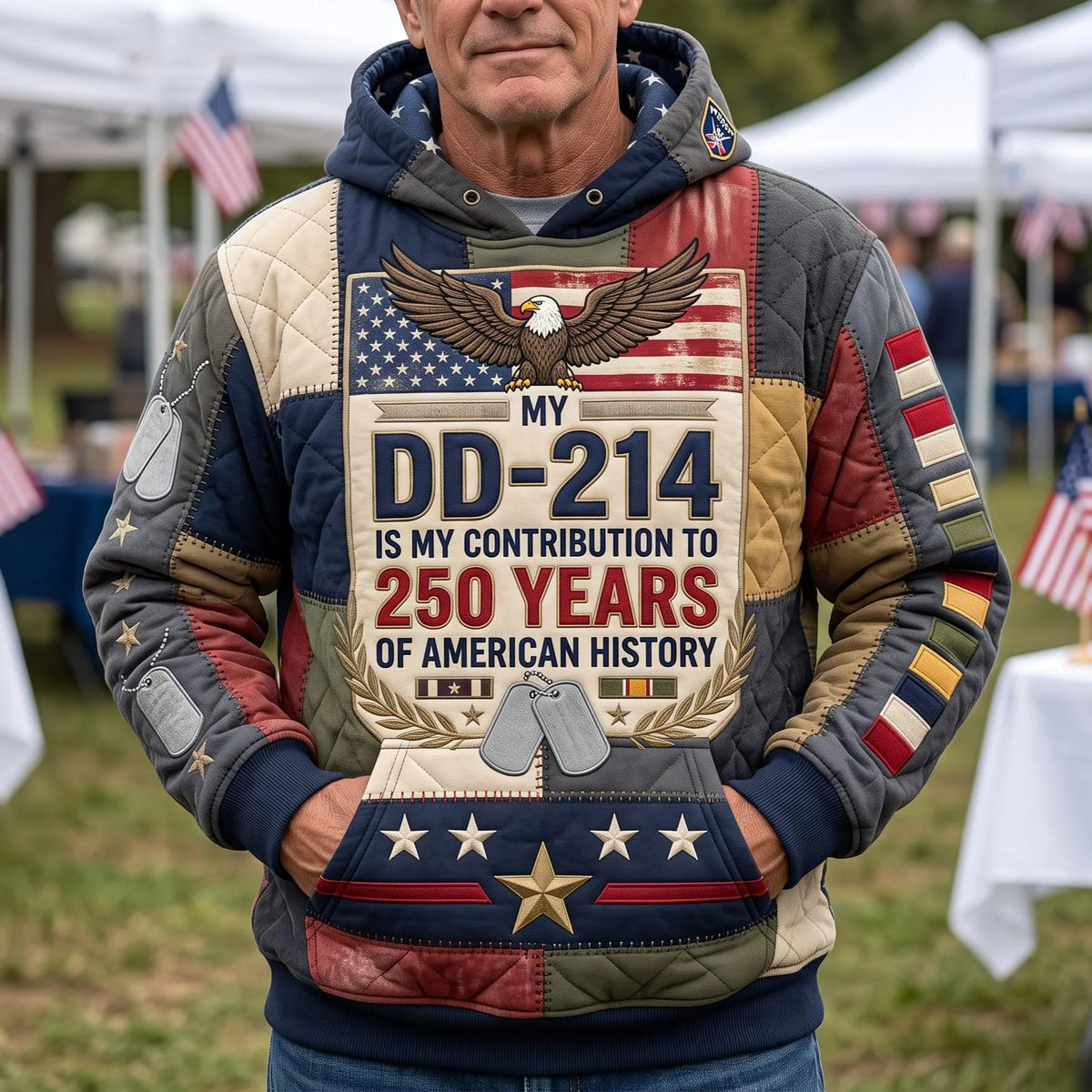 DD214 Legacy Hoodie American 250 Years Of History Apparel Patriotic Gifts