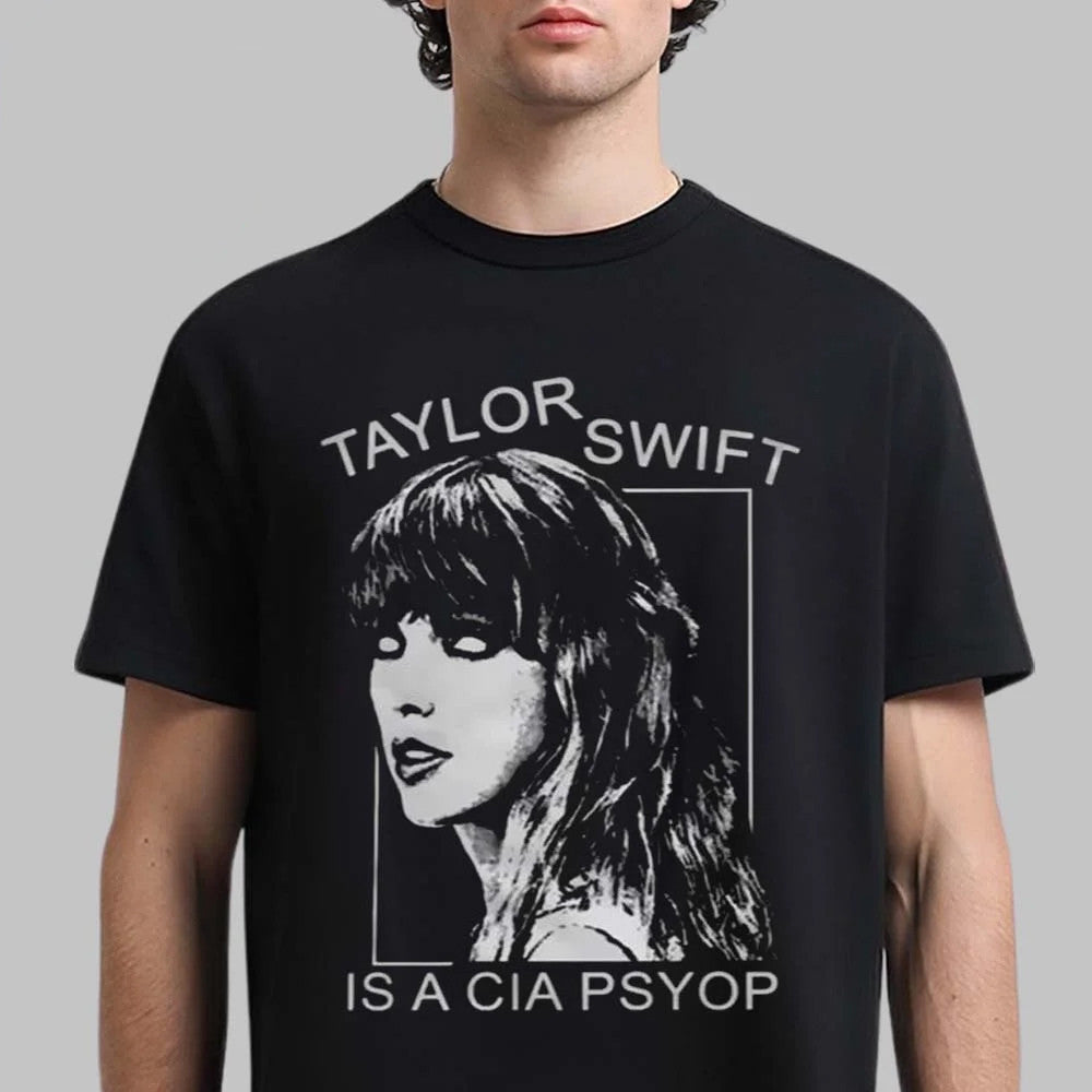 Taylor Swift Is A CIA Psyop Kirk Hammett Metallica T-Shirt Funny Music Tee Gift For Fans - Foxy23shop
