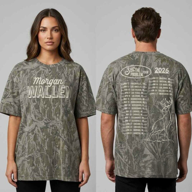 Morgan Wallen Still The Problem Tour 2026 At US Bank Stadium Minneapolis On Apirl 10 2026 Merchandise Realtree Camo Tour Dates Unisex T-Shirt - Foxy23shop