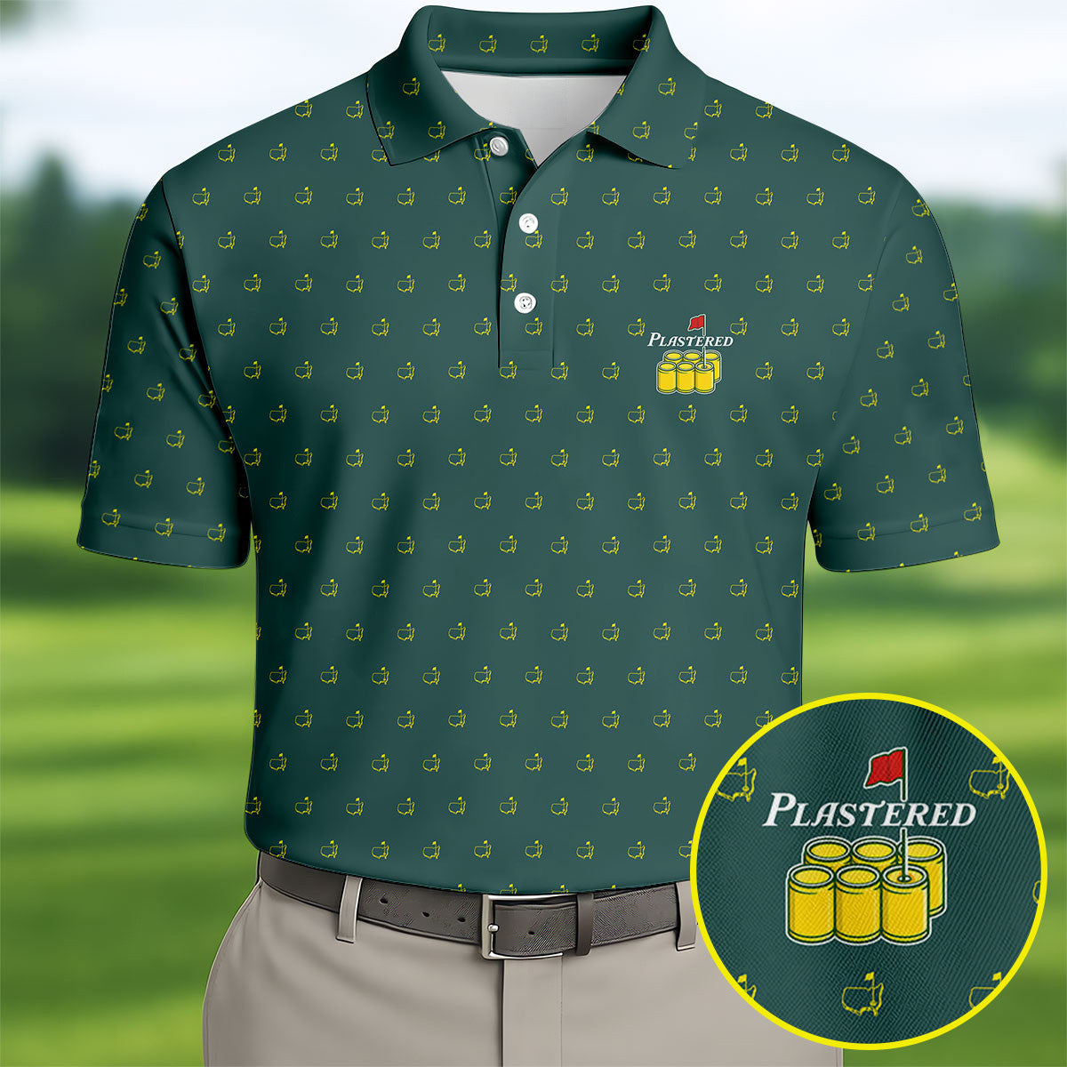 Plastered Six Beers Golf Tournament Performance Polo Shirt Unique Golf Clothes Cool Gift For Him - Foxy23shop