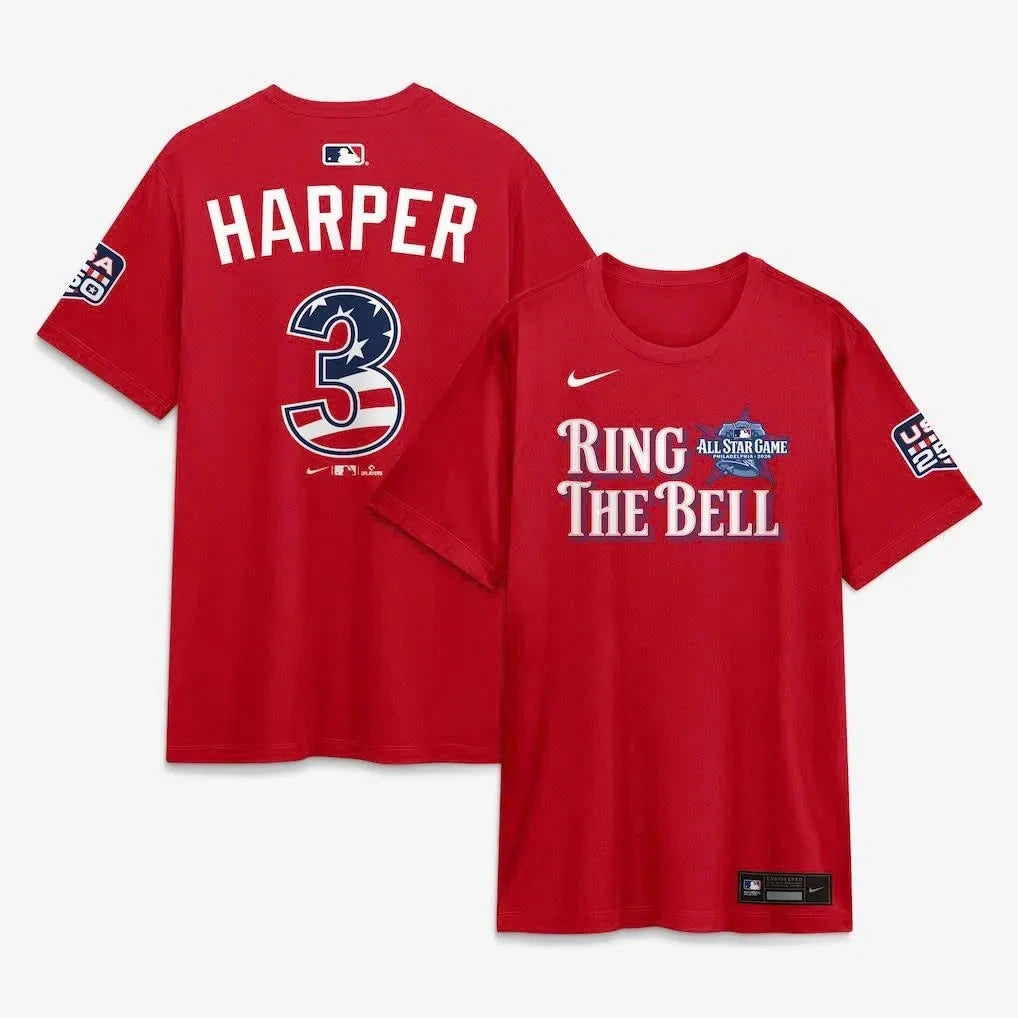 Philadelphia Phillies 2026 All Star Game Bryce Harper T-Shirt Philadelphia Phillies Merch Best Fan Gears - Foxy23shop