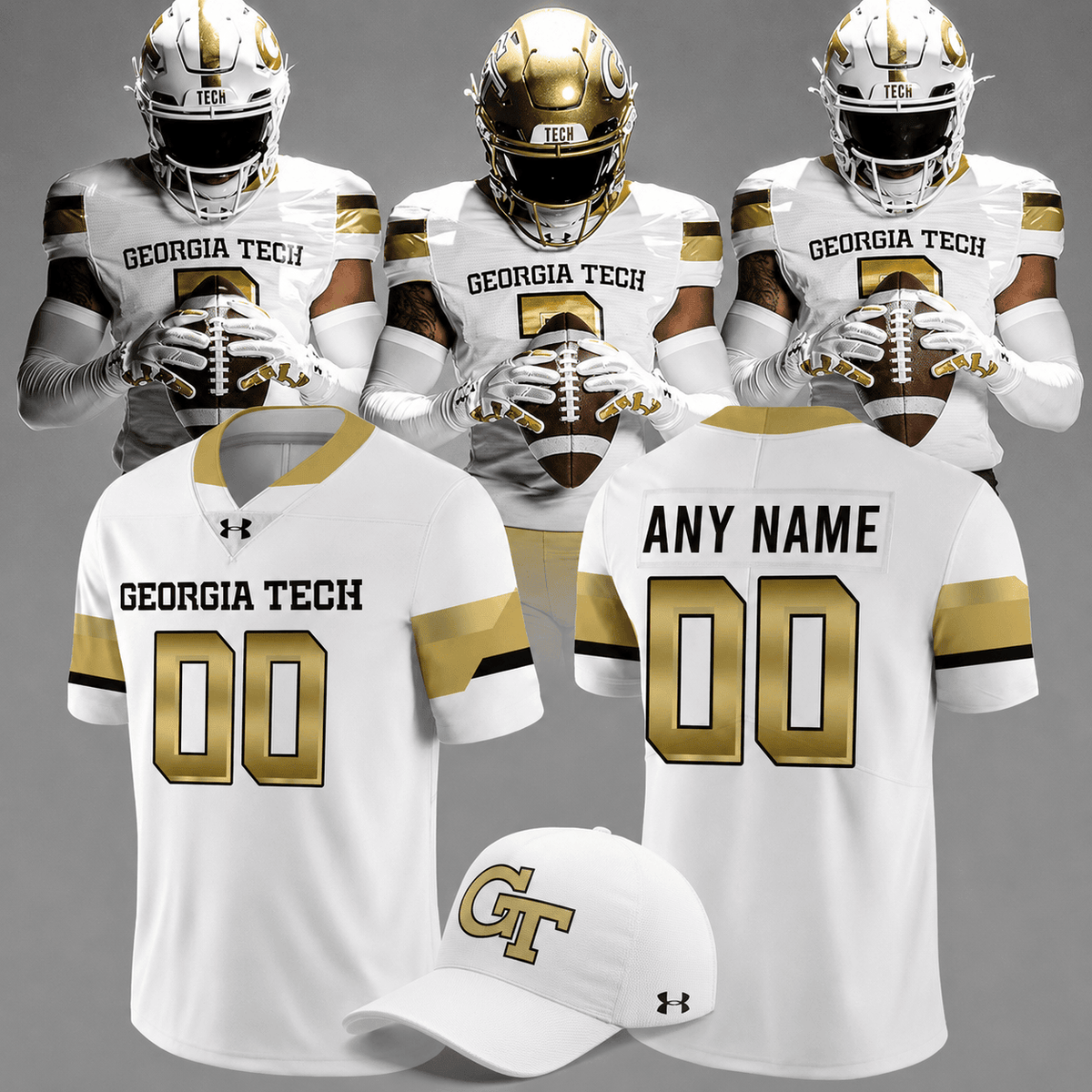 Personalized Georgia Tech Football Team 2026 Jersey Georgia Tech Apparel Best Fan Gear - Foxy23shop