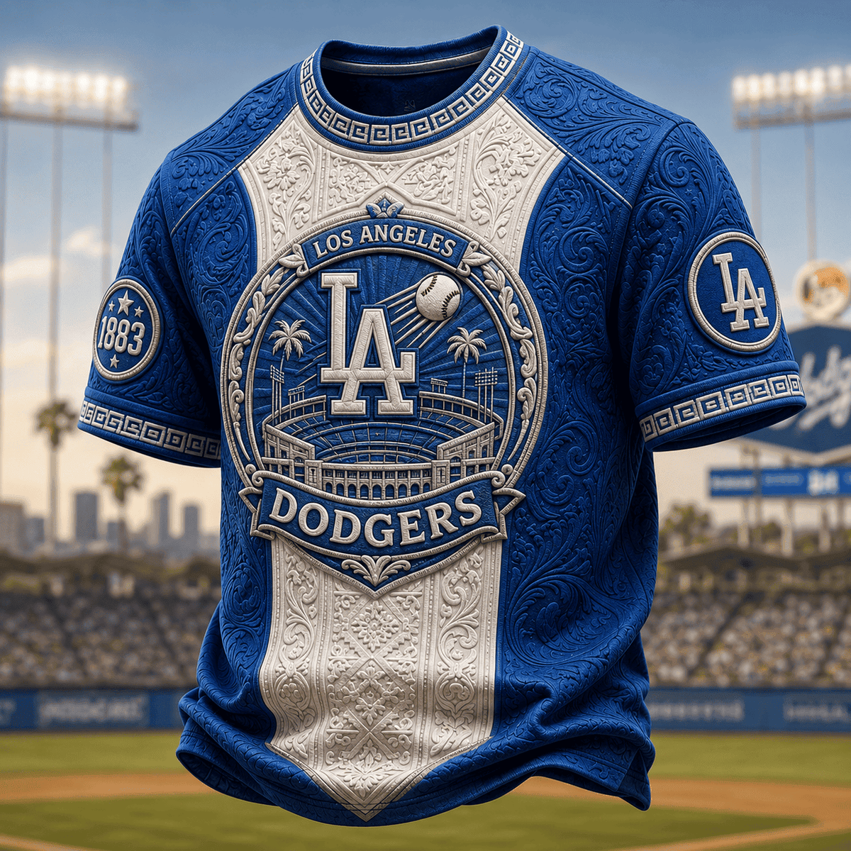 Los Angeles Dodgers Baseball Team Graphic T-Shirt LA Dodgers Merch Best Fan Gears - Foxy23shop