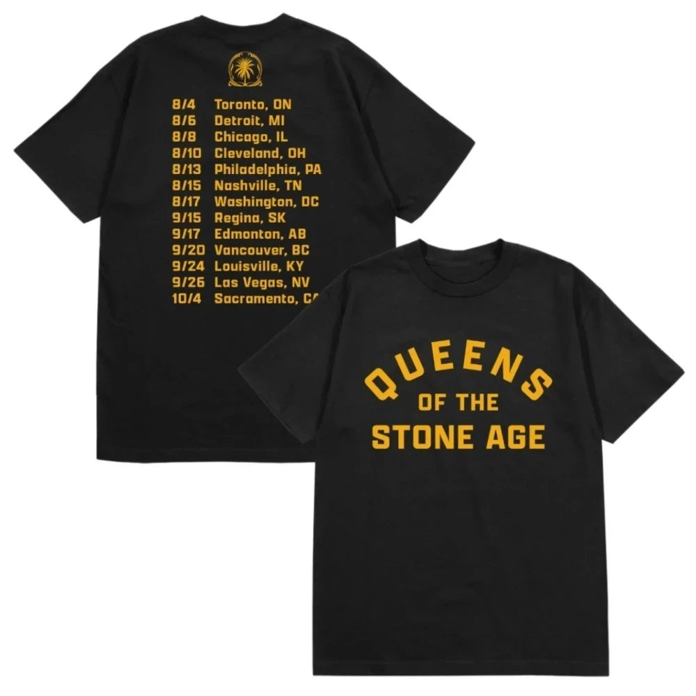 Queens Of The Stone Age Merch Logo 2026 Tour Dates Shirt Queens Of The Stone Age Fan Gifts - Foxy23shop