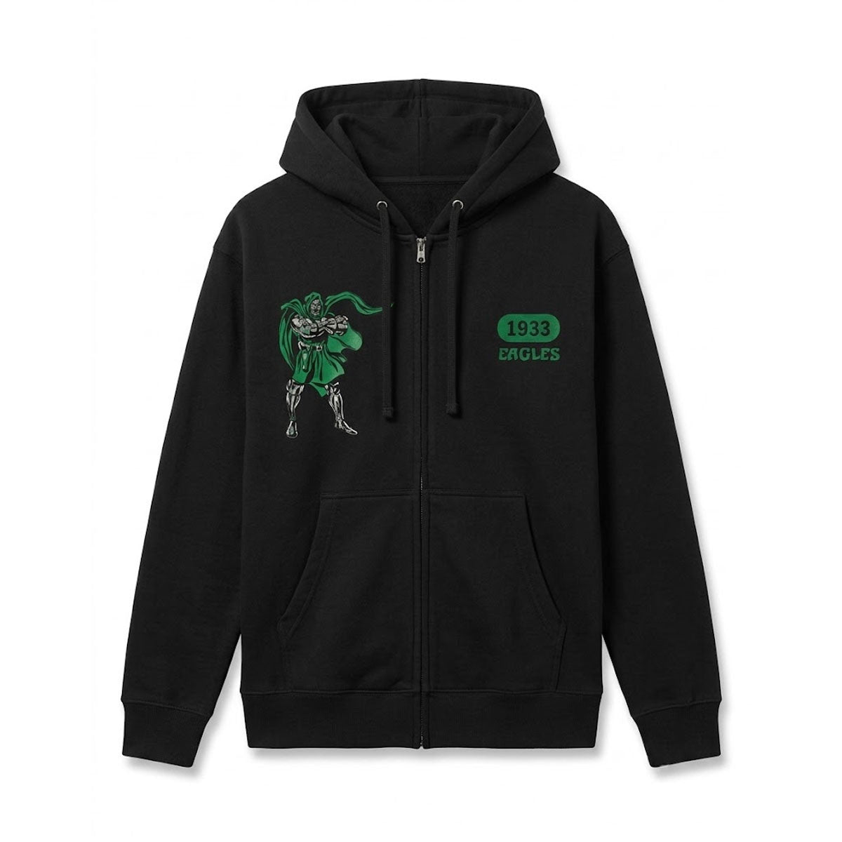 Philadelphia Eagles x Doctor Doom 1933 Hoodie Philadelphia Eagles Apparel Fan Gears - Foxy23shop