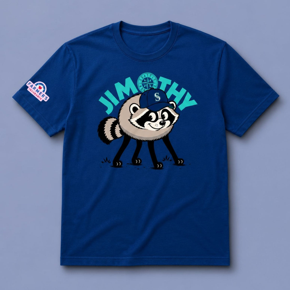 Seattle Mariners Jimothy Night T-Shirt Jimothy Raccoon Merch Best Gift For Baseball Lovers - Foxy23shop