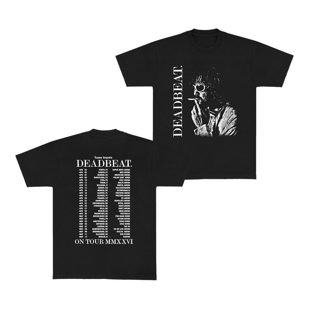 Tame Impala Merch Deadbeat Tour 2026 T-Shirt Unique Presents For Music Lovers - Foxy23shop