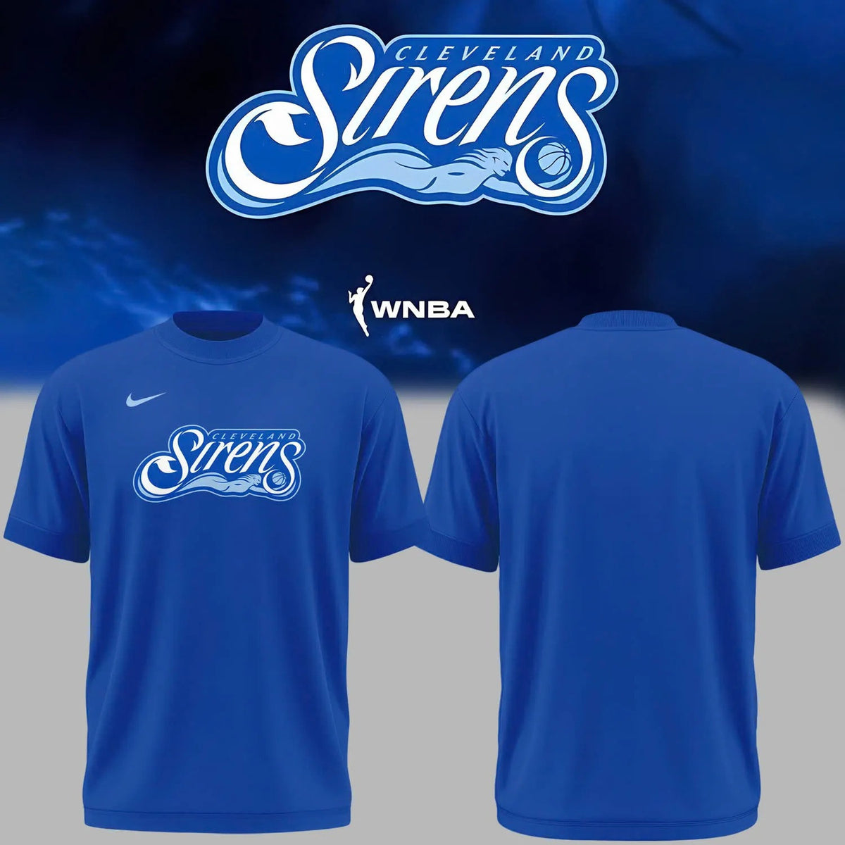 Cleveland Sirens WNBA Launch Shirt Basketball Tee Cleveland Sirens Gears - Foxy23shop