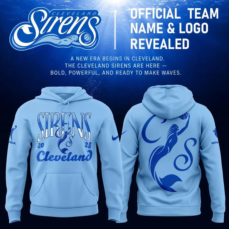Cleveland Sirens Merch WNBA 2026 Hoodie Cleveland Sirens Apparel Fan Gears - Foxy23shop