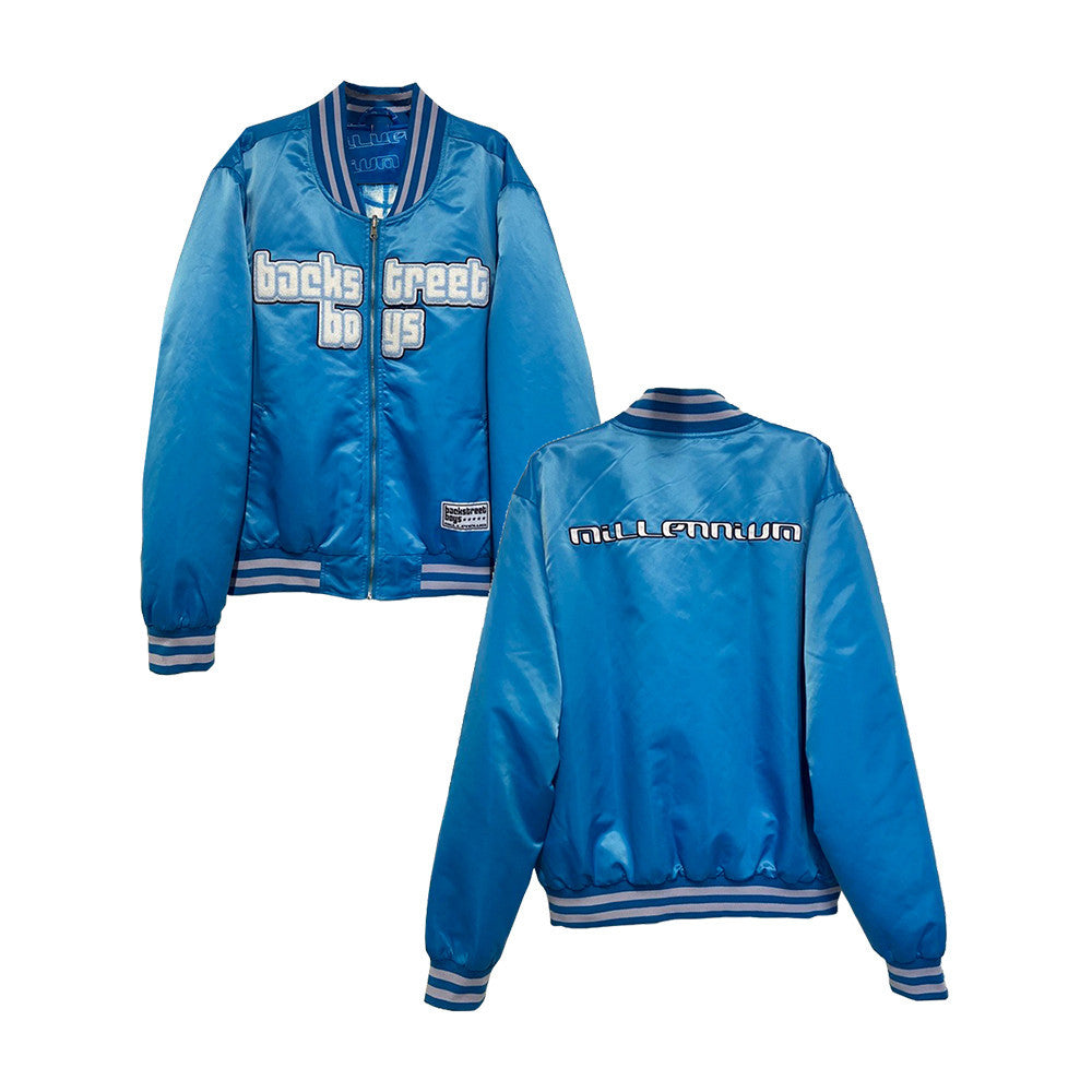 Backstreet Boys Merch Millennium Bomber Jacket Backstreet Boys Clothing Line - Foxy23shop