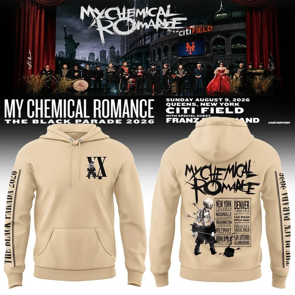 My Chemical Romance Merch The Black Parade 2026 Hoodie Best Gifts For Music Lovers - Foxy23shop