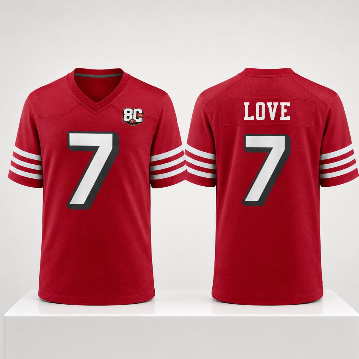 San Francisco 49ers Daejon Love Football Jersy San Francisco 49ers Clothing Unique Fans Gifts - Foxy23shop