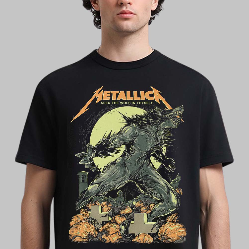 Metallica 2026 Halloween X Wolfskulljack The Werewolf Shirt Metallica Concert Outfits Best Fan Gifts - Foxy23shop