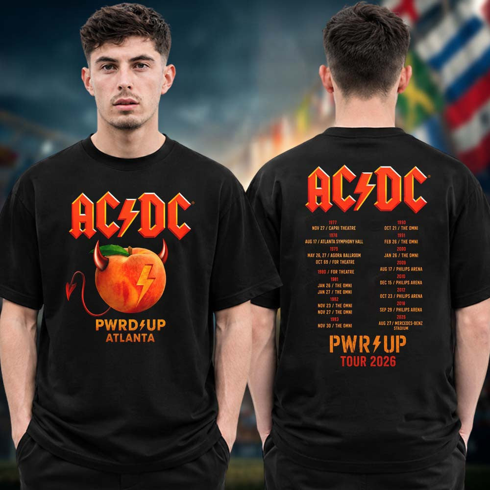 ACDC Atlanta GA Event T-Shirt AC DC Merch Best Presents For Rock Fans - Foxy23shop