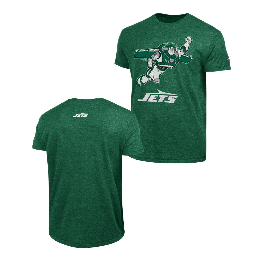Champion NFL x Disney x New York Jets Buzz Lightyear Shirt New York Jets Gears Gifts For Fans - Foxy23shop
