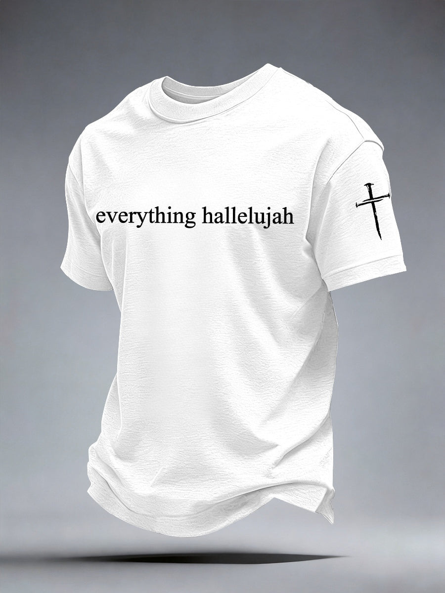 Everything Hallelujah T-Shirt Religious Faith Clothes Gift For Christians - Foxy23shop