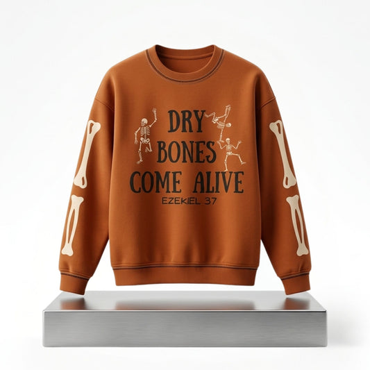 Dry Bones Come Alive Ezekiel 37 Halloween 2026 SweatrshirT Scary Season Clothing Halloween Gifts