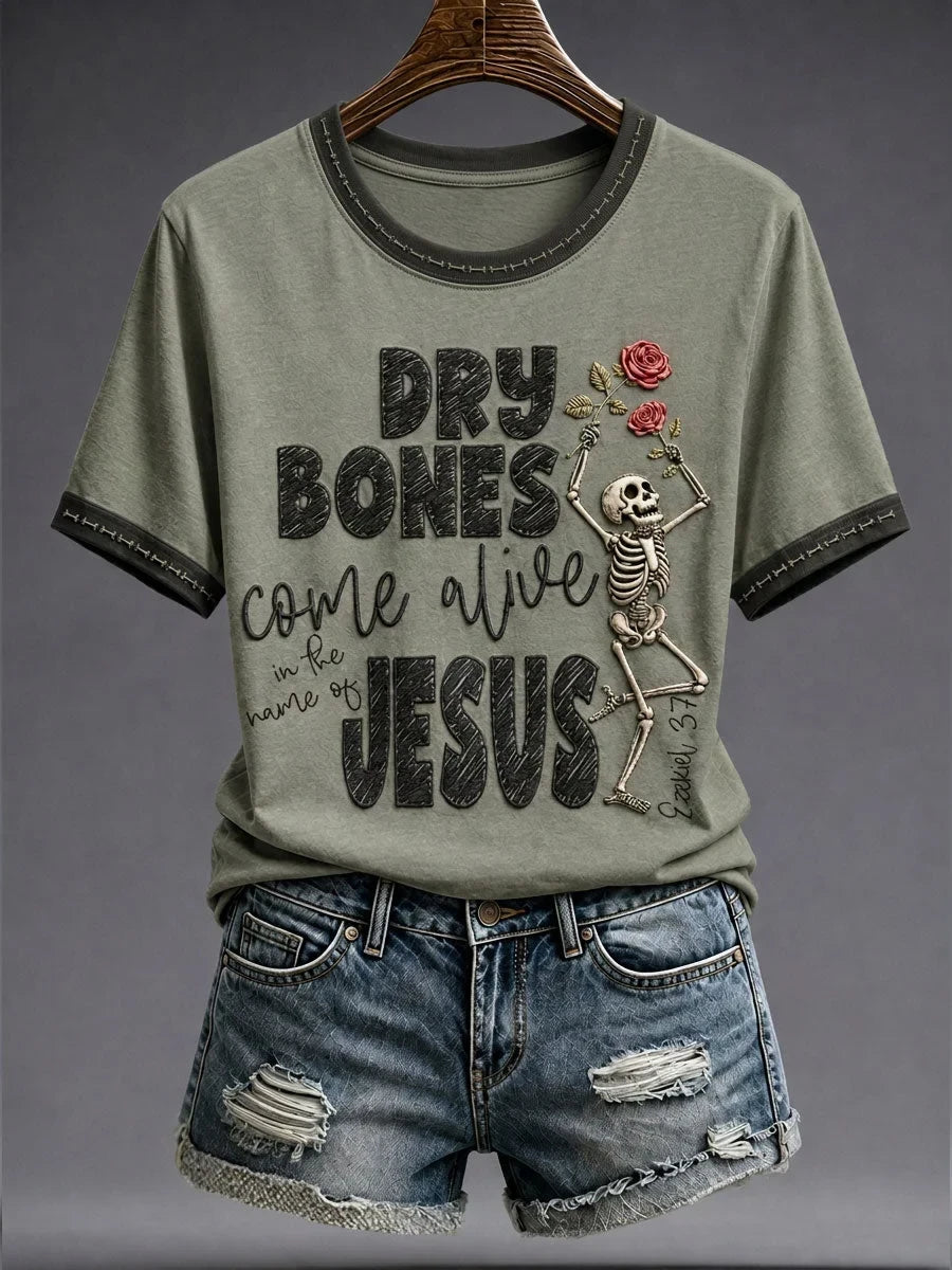 Faith Lover Dry Bones Come Alive Halloween Shirt Halloween Clothing Gifts For Sister