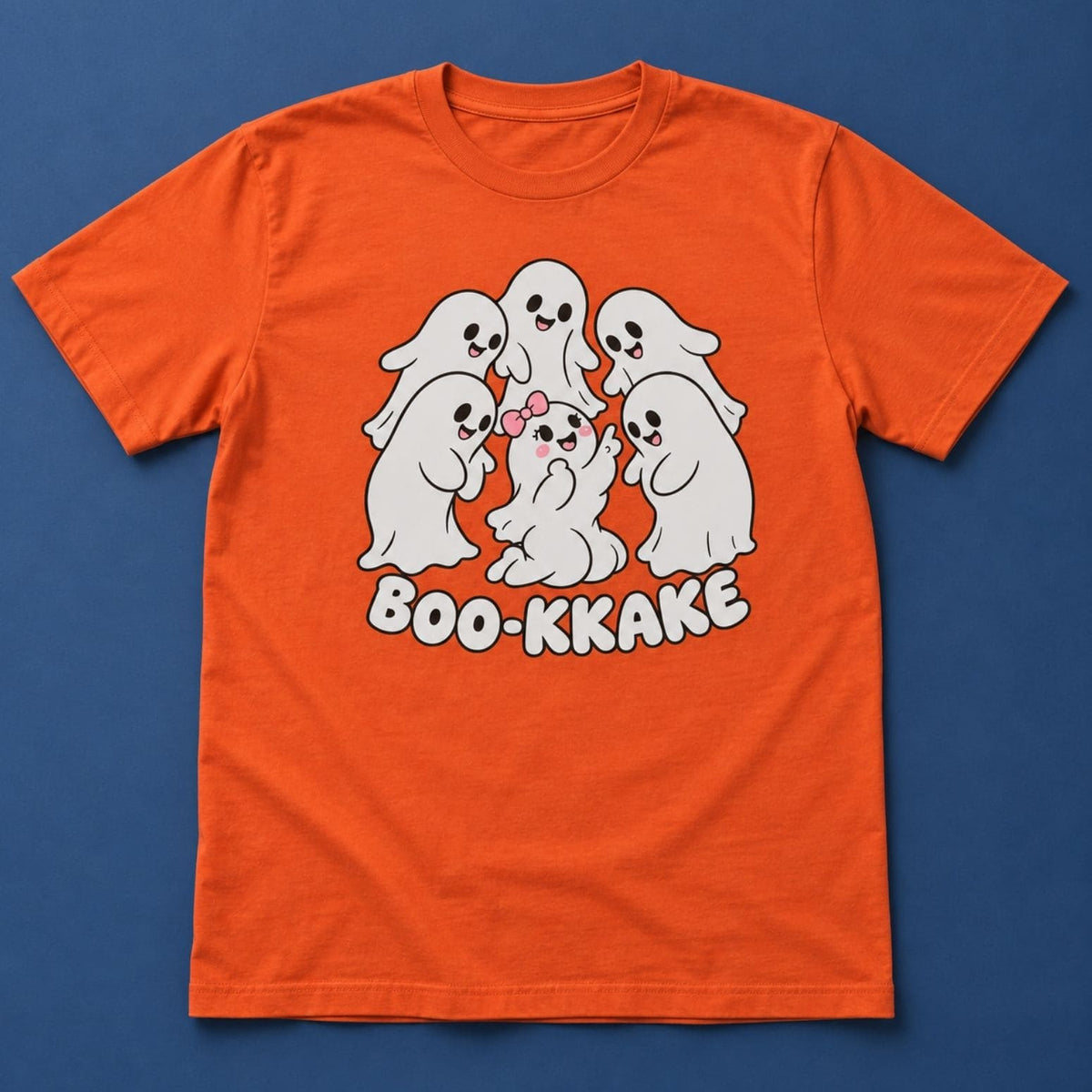 Boo Kkake Ghost Graphic T-Shirt Halloween Clothing Unique Gifts For Boyfriend