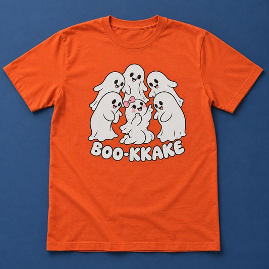 Boo Kkake Ghost Graphic T-Shirt Halloween Clothing Unique Gifts For Boyfriend