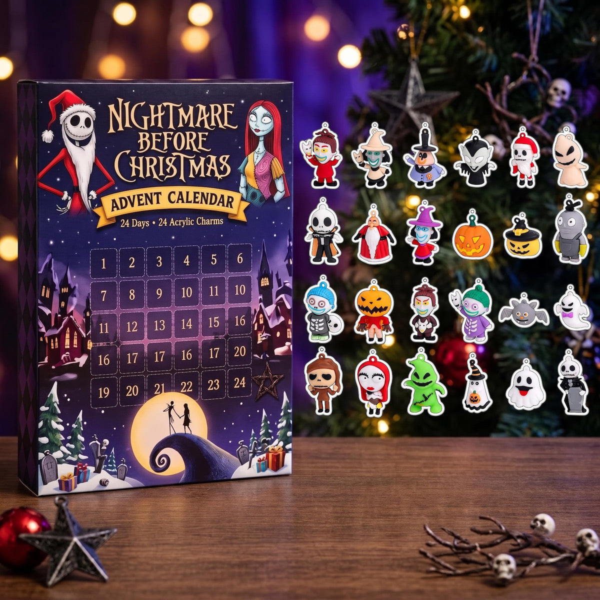 Nightmare Before Christmas Advent Calendar 2026 Halloween Christmas Countdown Best Gifts For Xmas