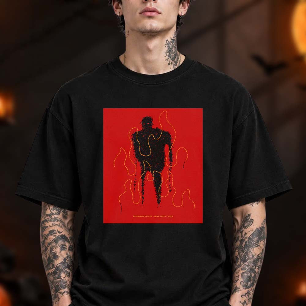 Russian Circles Nine Tour US 2026 T-Shirt Russian Circles Merch Gift Ideas For Music Lovers - Foxy23shop