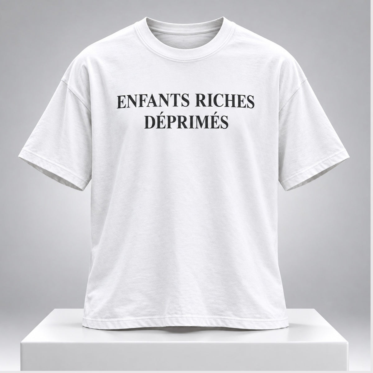 Carnell Tate Enfants Riches Deprimes T-Shirt French Text Graphic Tee Gifts For Him - Foxy23shop