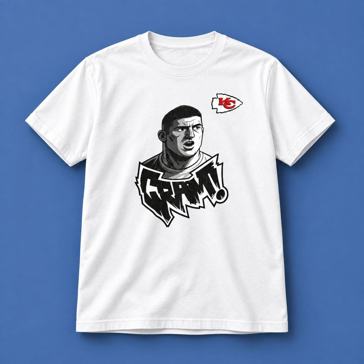 Kansas City Chiefs George Karlaftis Cram T-Shirt Kansas City Chiefs Merch Football Lovers Gifts - Foxy23shop