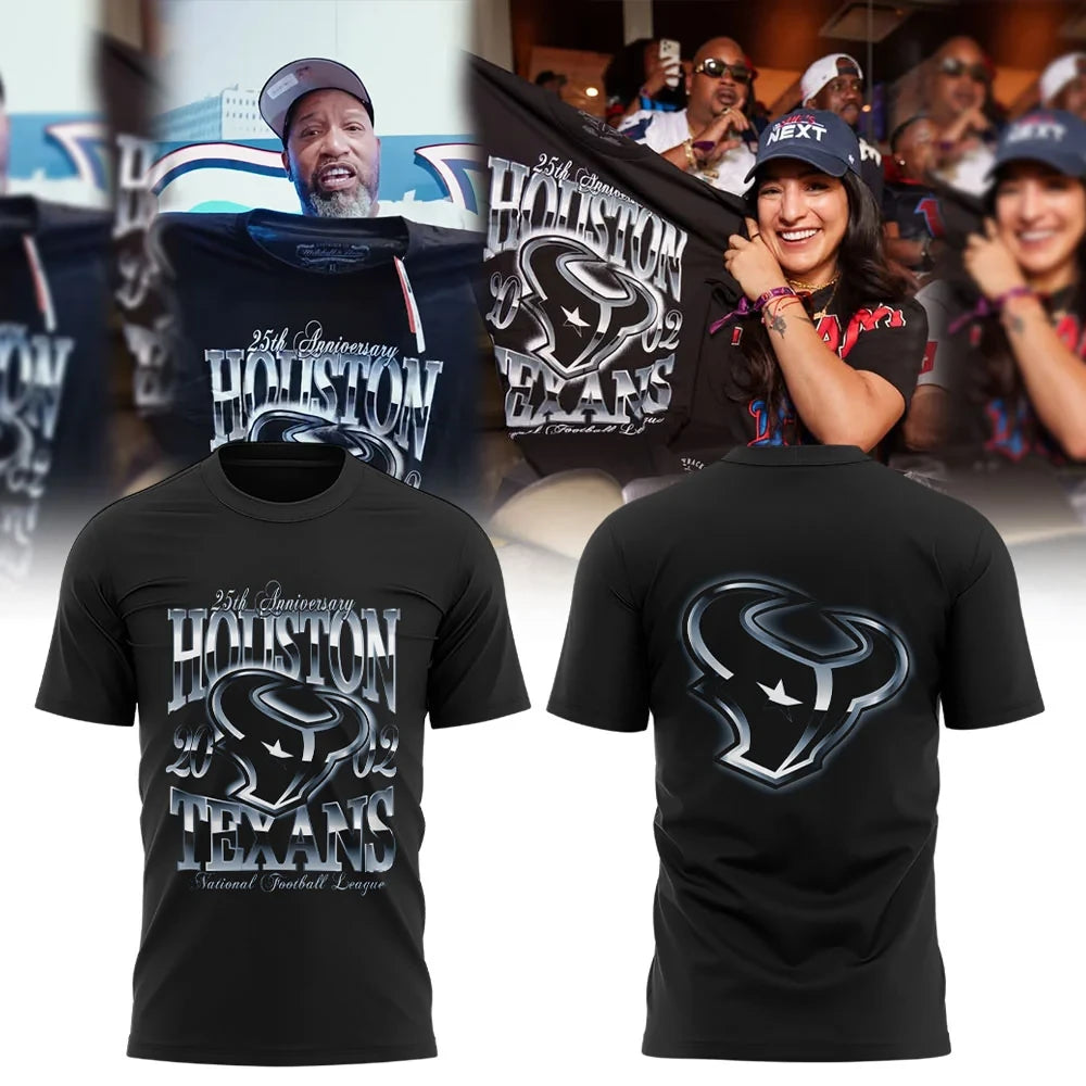 Built In Houston Texans Reppin H Town For 25 Seasons T-Shirt Gifts For Texans Fans - Foxy23shop