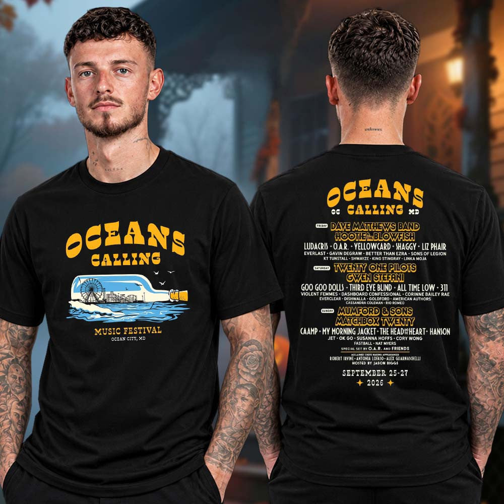 Oceans Calling Festival 2026 In Ocean City MD T-Shirt Music Festival Apparel Gifts For Fans - Foxy23shop
