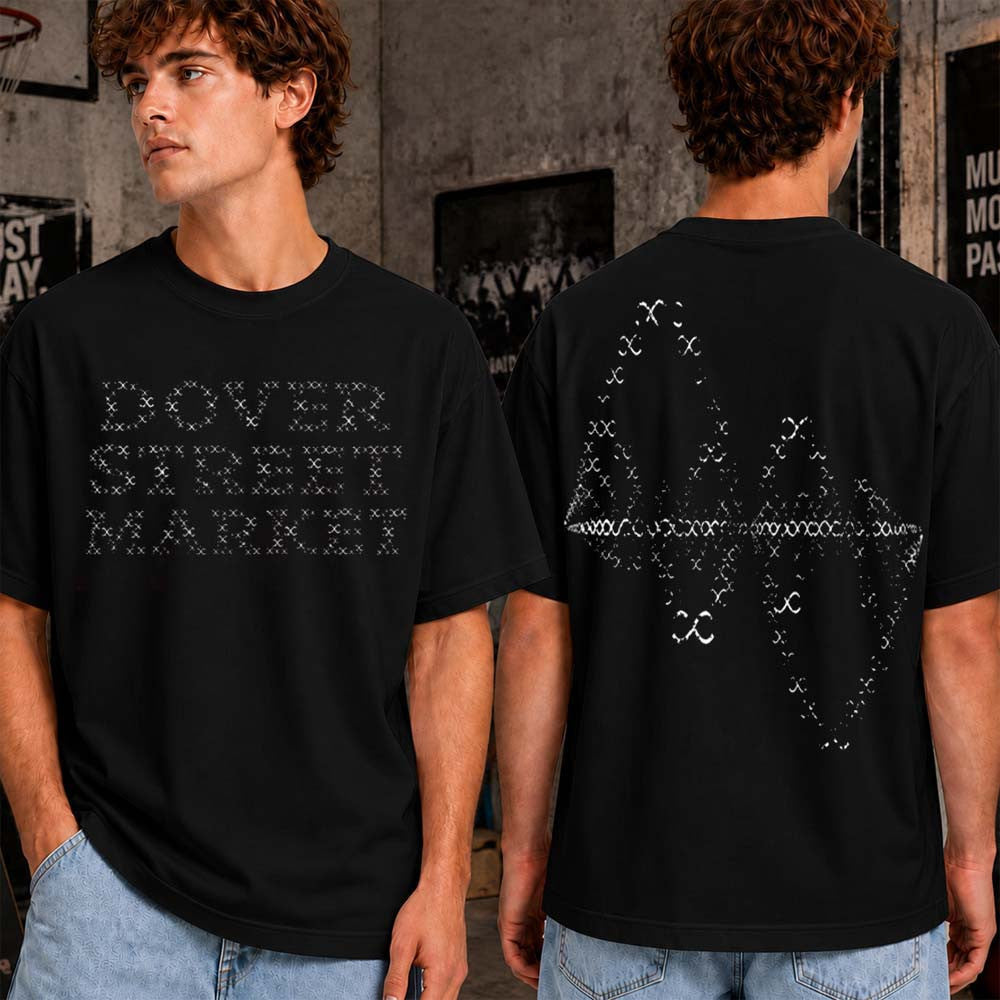 BigBang X Dover Street Market Cosmos Black T-Shirt Bigbang Merch Gift Idea For VIP - Foxy23shop