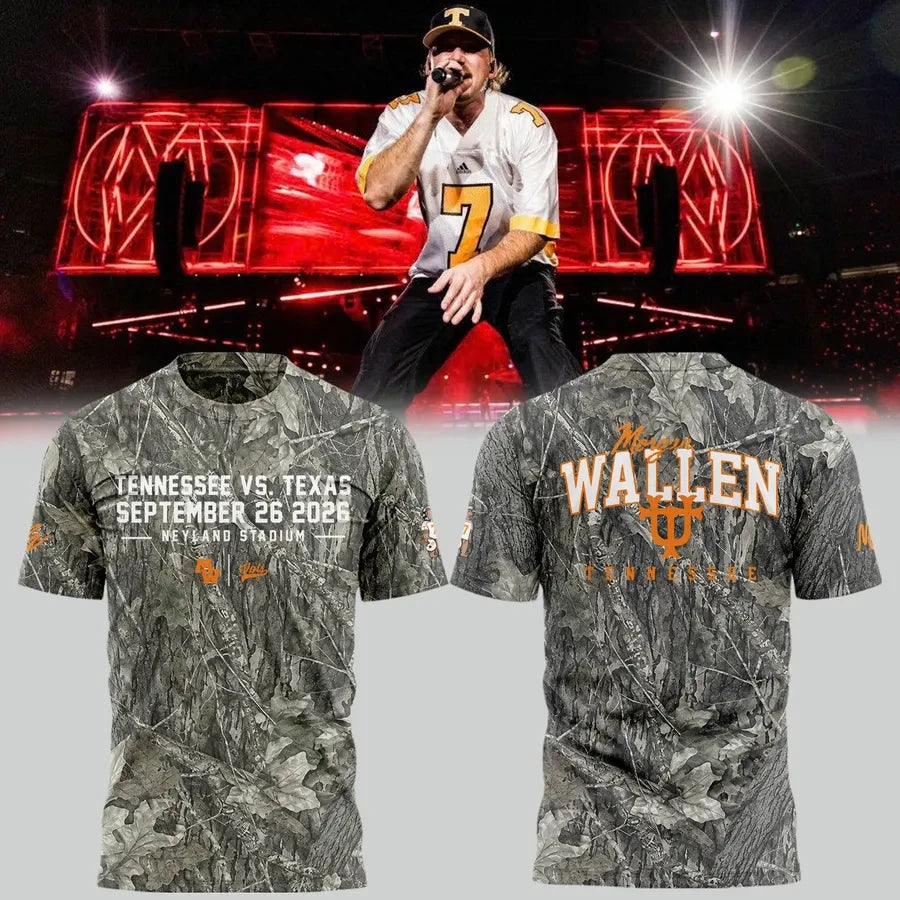Morgan Wallen Tennessee Volunteers Merch 2026 Tour T-Shirt Morgan Wallen Concert Outfits - Foxy23shop