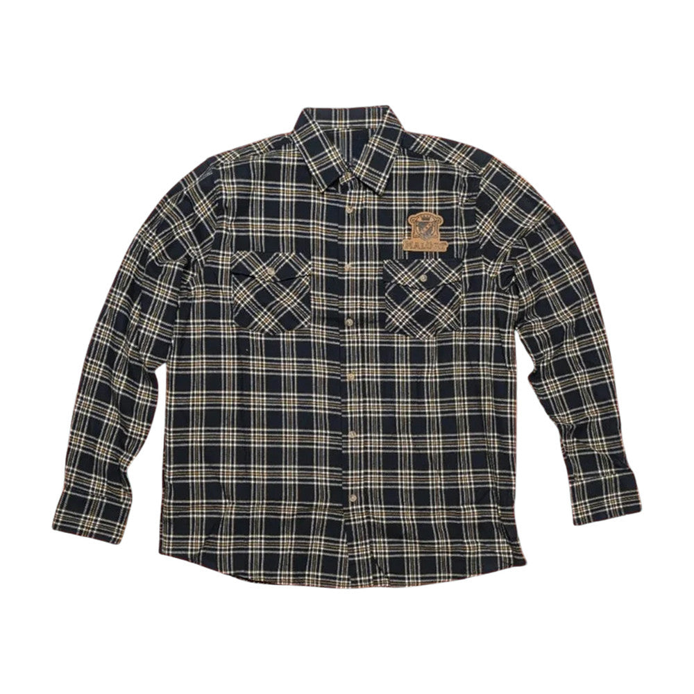 Marlot Merch Patch Stripes Vintage Button Up Long Sleeve Shirt Gift Ideas For Marlot Lovers - Foxy23shop