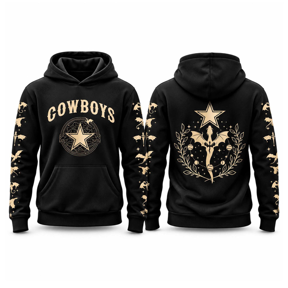 Dallas Cowboys 2026 Fourth Wings Night Hoodie Dallas Cowboys Apparel Football Fan Gear - Foxy23shop