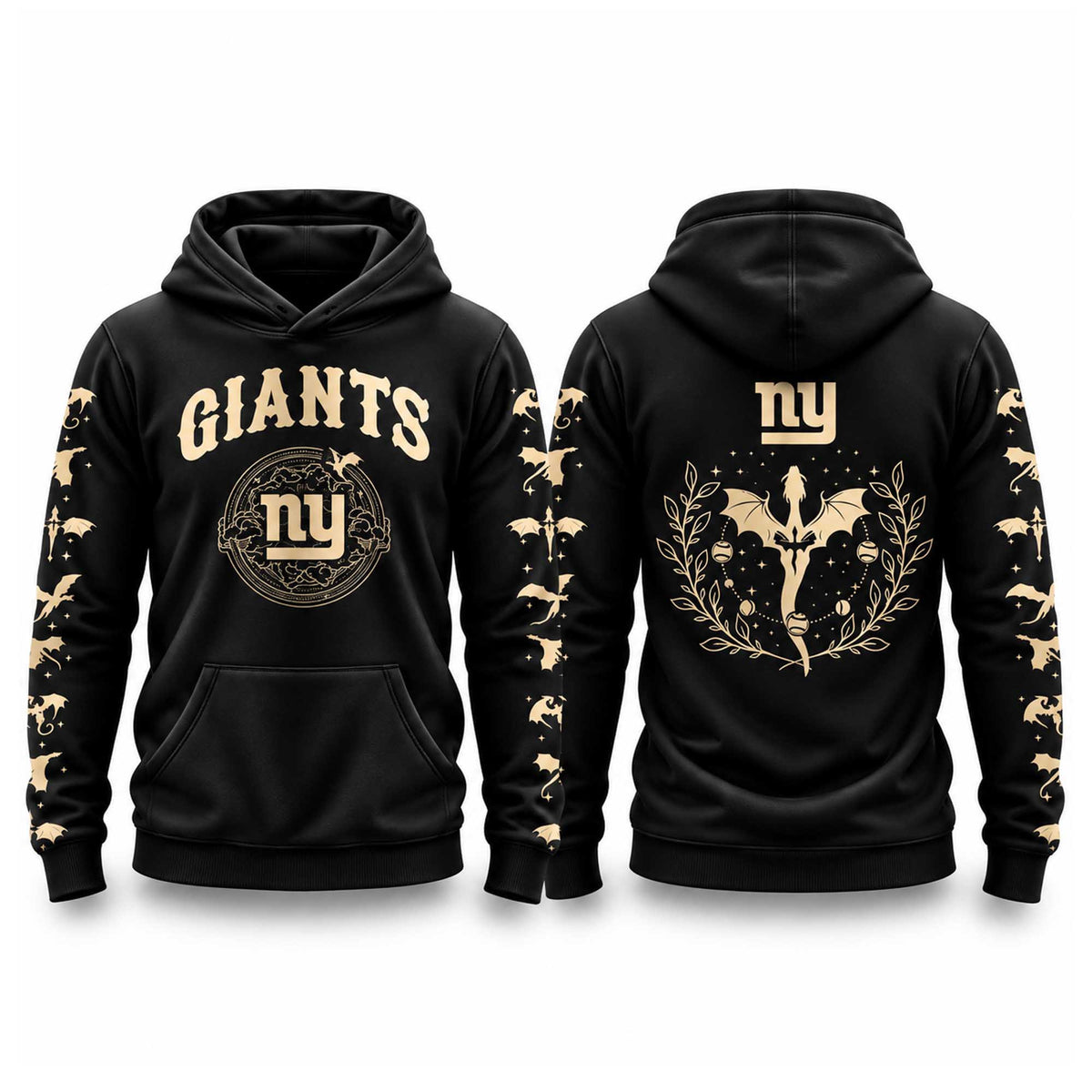 New York Giants 2026 Fourth Wings Night Hoodie New York Giants Merch Football Fan Gear - Foxy23shop