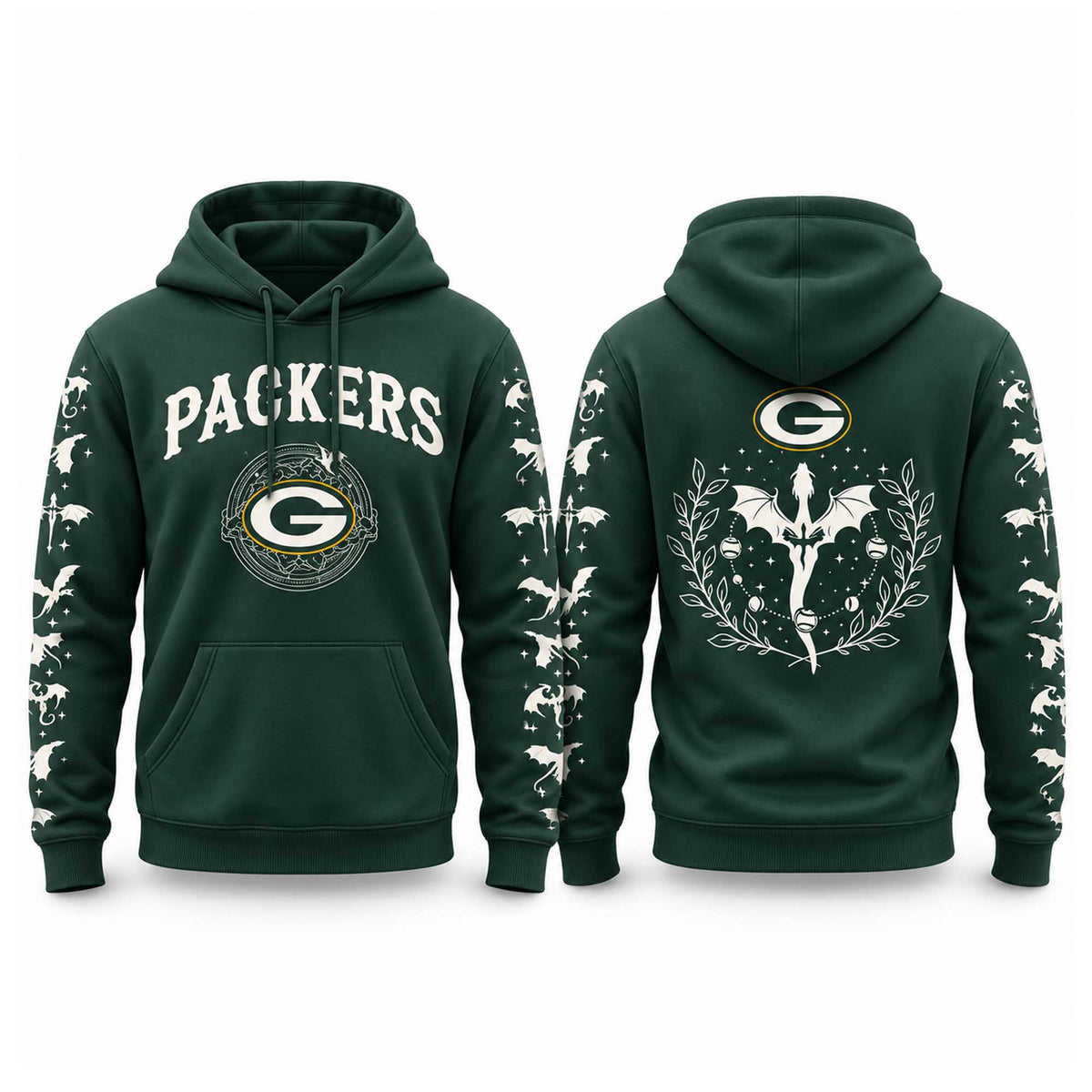 Green Bay Packers 2026 Fourth Wings Night Hoodie Green Bay Packers Merch Football Fan Gear - Foxy23shop