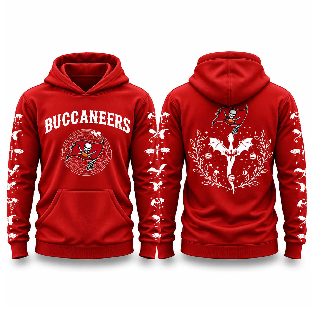 Tampa Bay Buccaneers 2026 Fourth Wings Night Hoodie Tampa Bay Buccaneers Apparel Fan Gear - Foxy23shop
