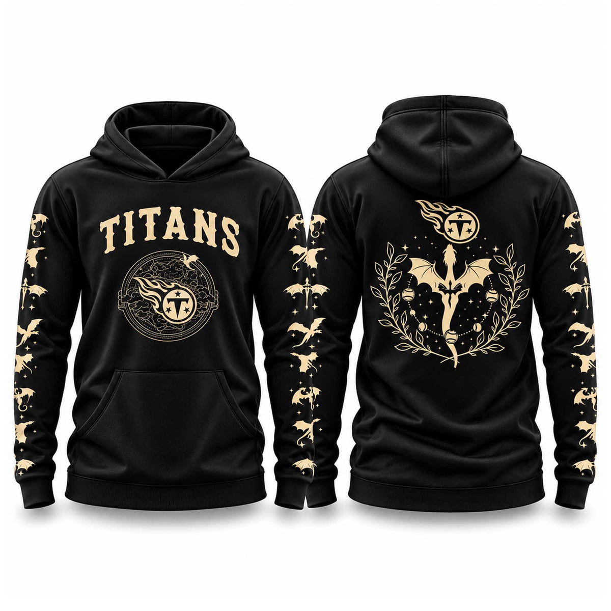 Tennessee Titans 2026 Fourth Wings Night Hoodie Tennessee Titans Merch Football Fan Gear - Foxy23shop