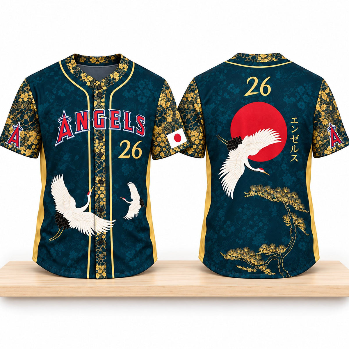 Los Angeles Angels Japanese Heritage Night 2026 Jersey Los Angeles Angels Merch Gifts For Fans - Foxy23shop