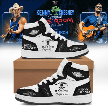 Custom Kenny Chesney The Original Vibe Room Tour 2027 Sneakers Kenny Chesney Merch Fan Gift - Foxy23shop