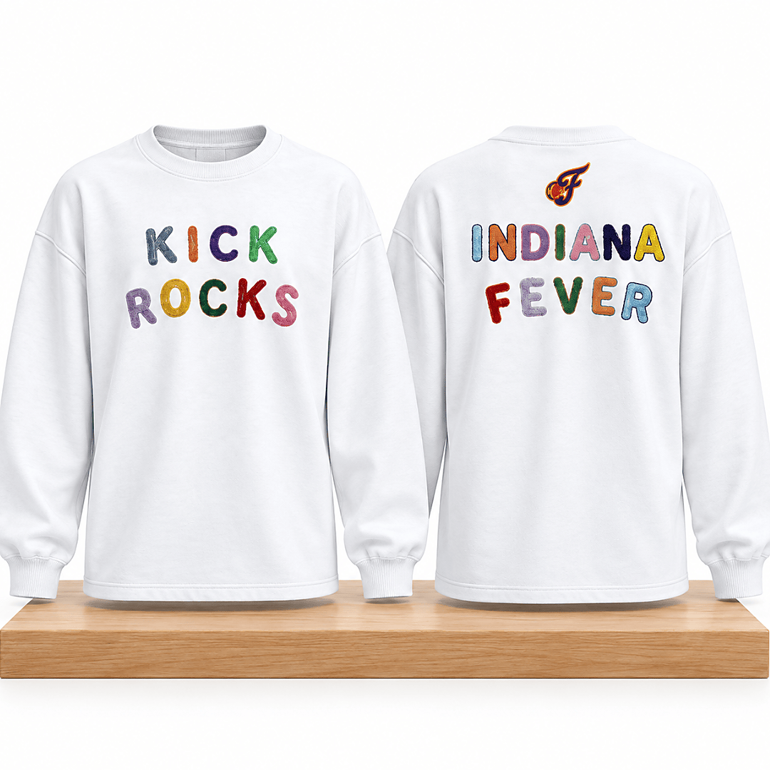 Sophie Cunningham Indiana Fever Kick Rocks Sweatshirt Gifts For Sophie Cunningham Fans - Foxy23shop