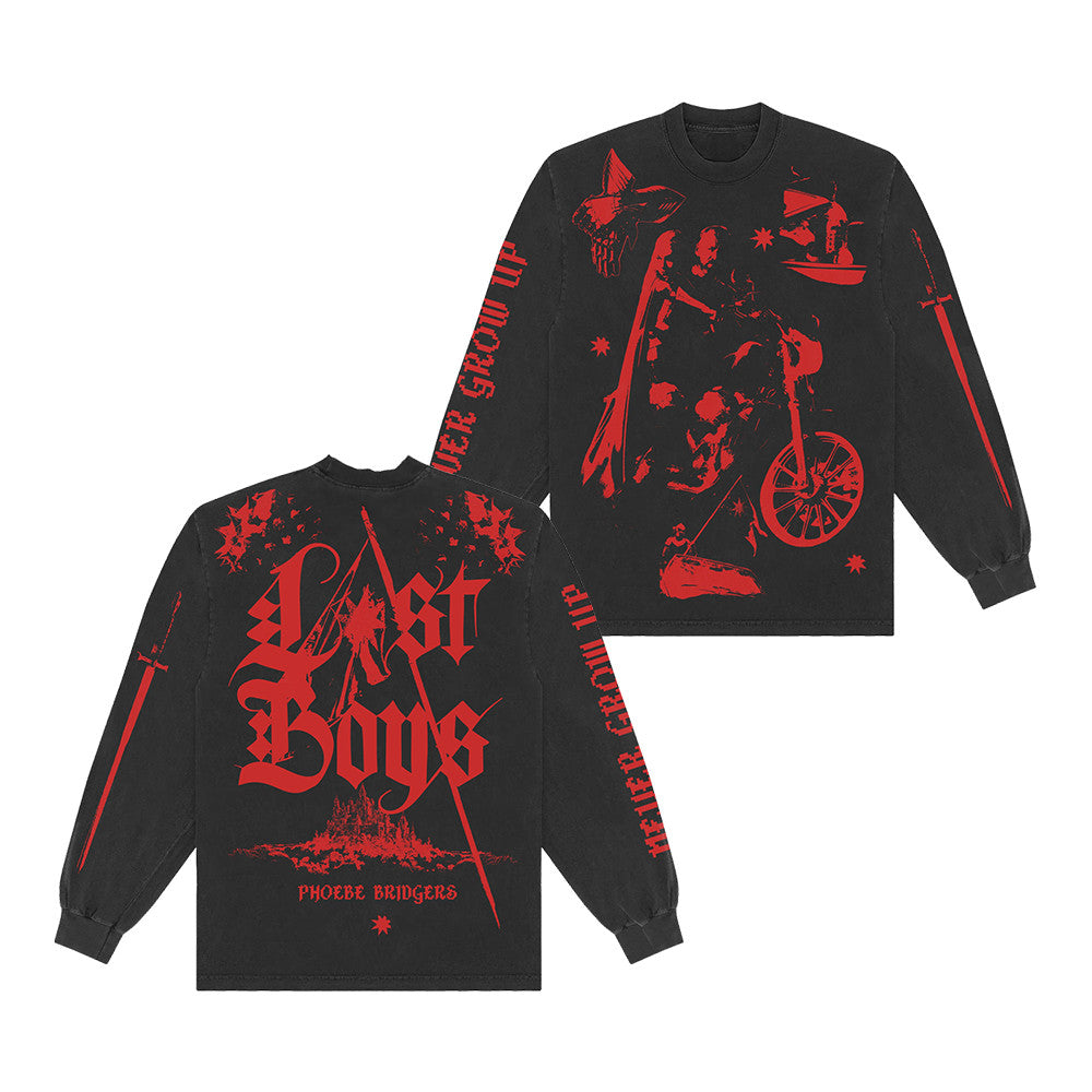 Phoebe Bridgers Merch Lost Boys Long Sleeve Shirt Apparel Unique Gift For Him - Foxy23shop