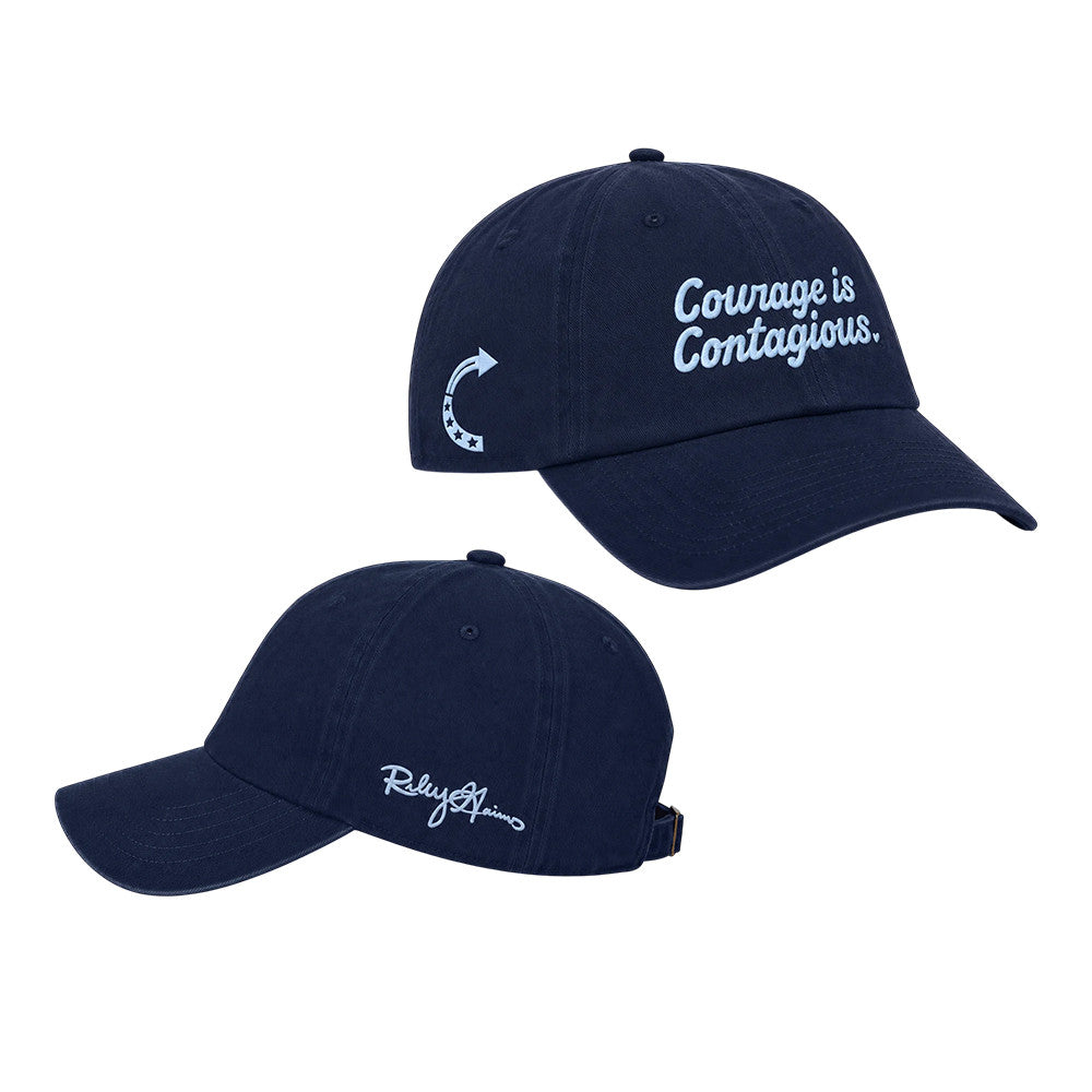 Turning Point USA Merch Courage Is Contagious Dad Hat Presents For Father - Foxy23shop