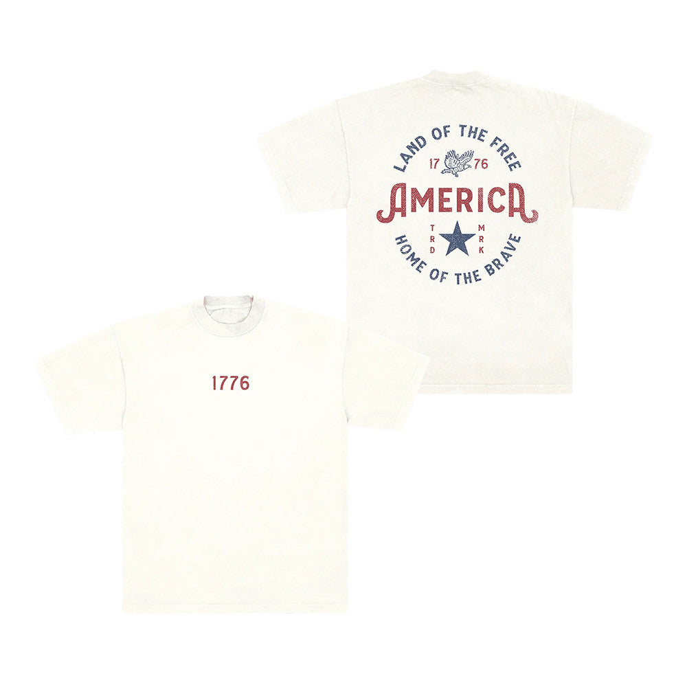 Turning Point USA Merch America Land Of The Free T-Shirt Presents For Patriots - Foxy23shop