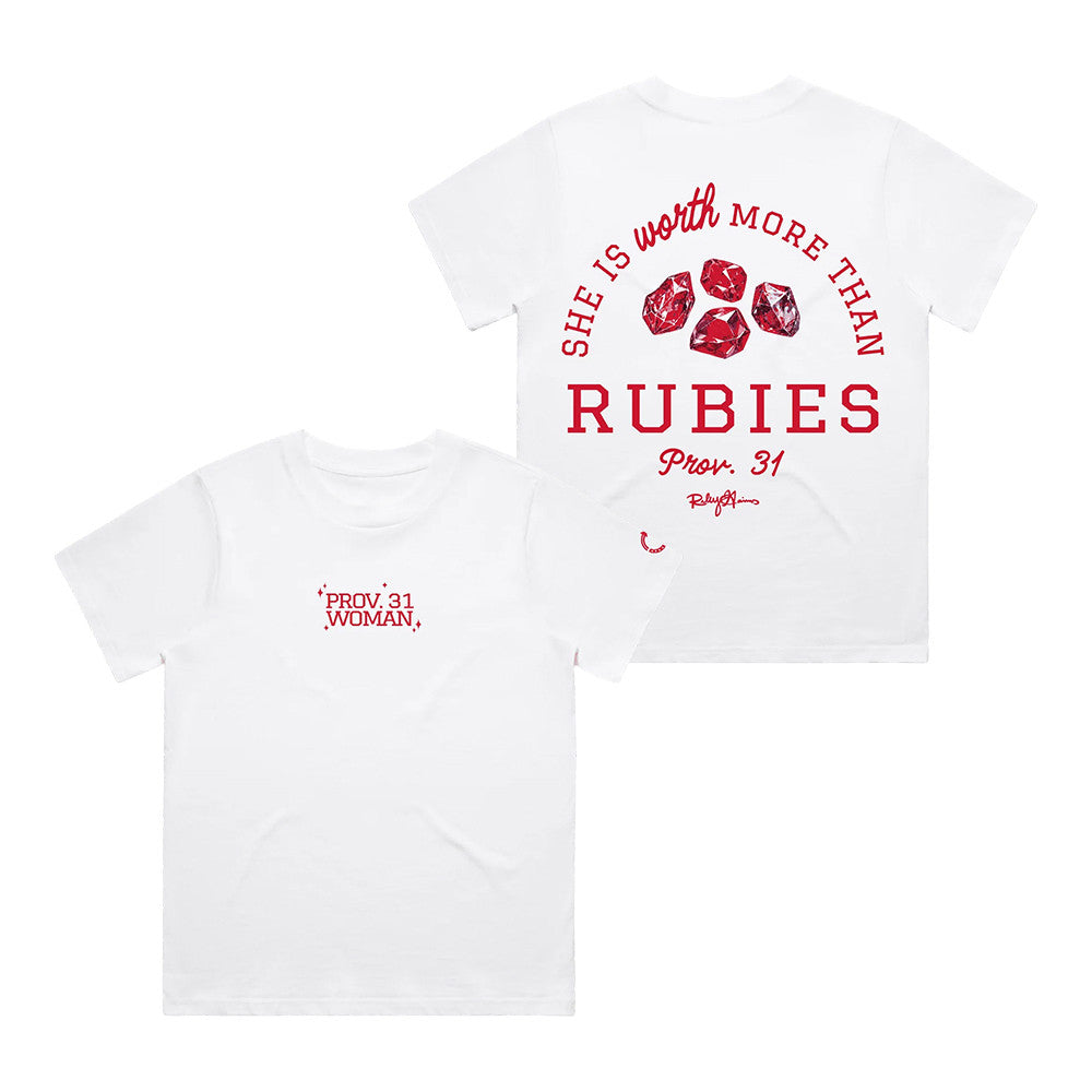 Turning Point USA Merch Rubies T-Shirt Charlie Kirk Clothing Gift For Activists - Foxy23shop