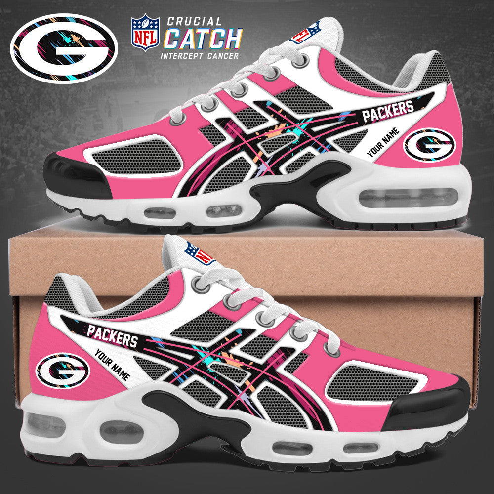 Custom Green Bay Packers 2026 NFL Crucial Catch Sneakers Green Bay Packers Merch - Foxy23shop