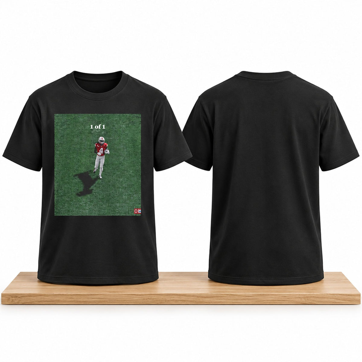 Jeremiah Smith Ohio State Buckeyes GOAT Shadow T-Shirt Jeremiah Smith Merch Gifts For Fans - Foxy23shop