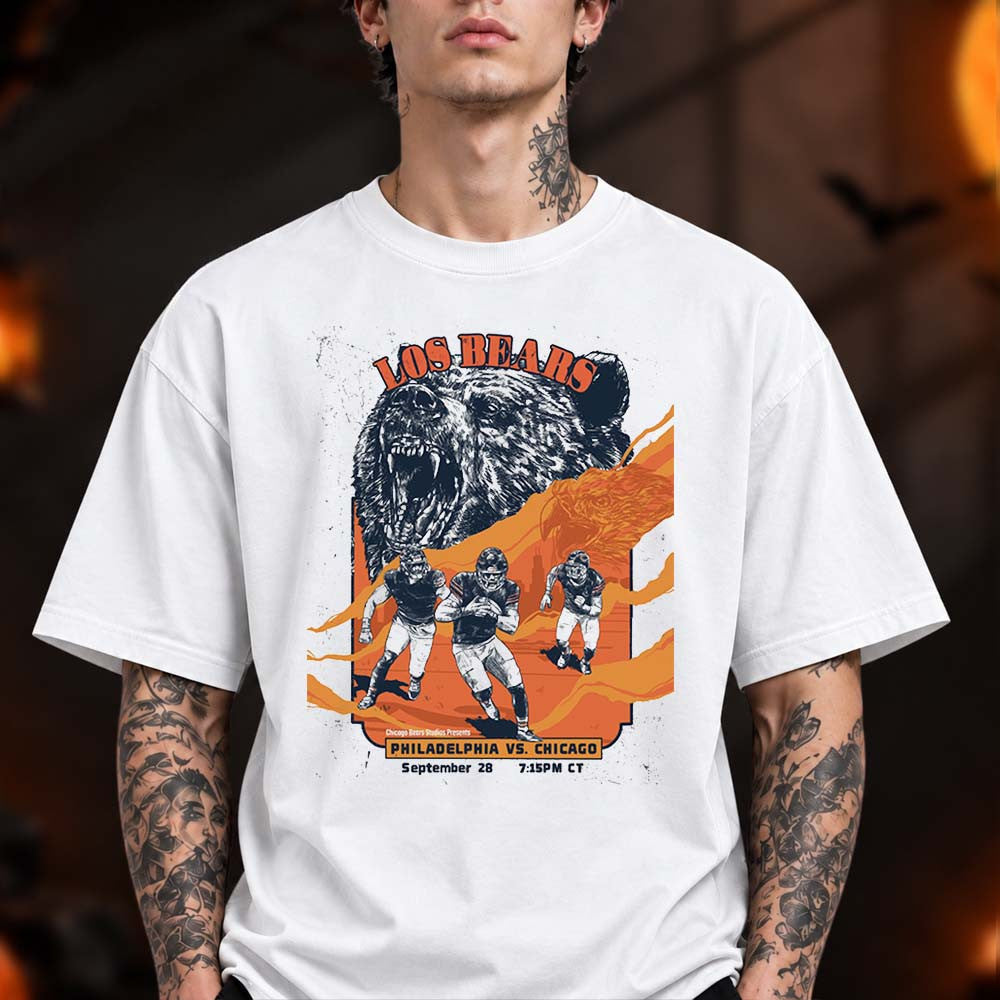Philadelphia Eagles VS Chicago Bears NFL Week 3 T-Shirt 2026 NFL Game Day Outfits - Foxy23shop