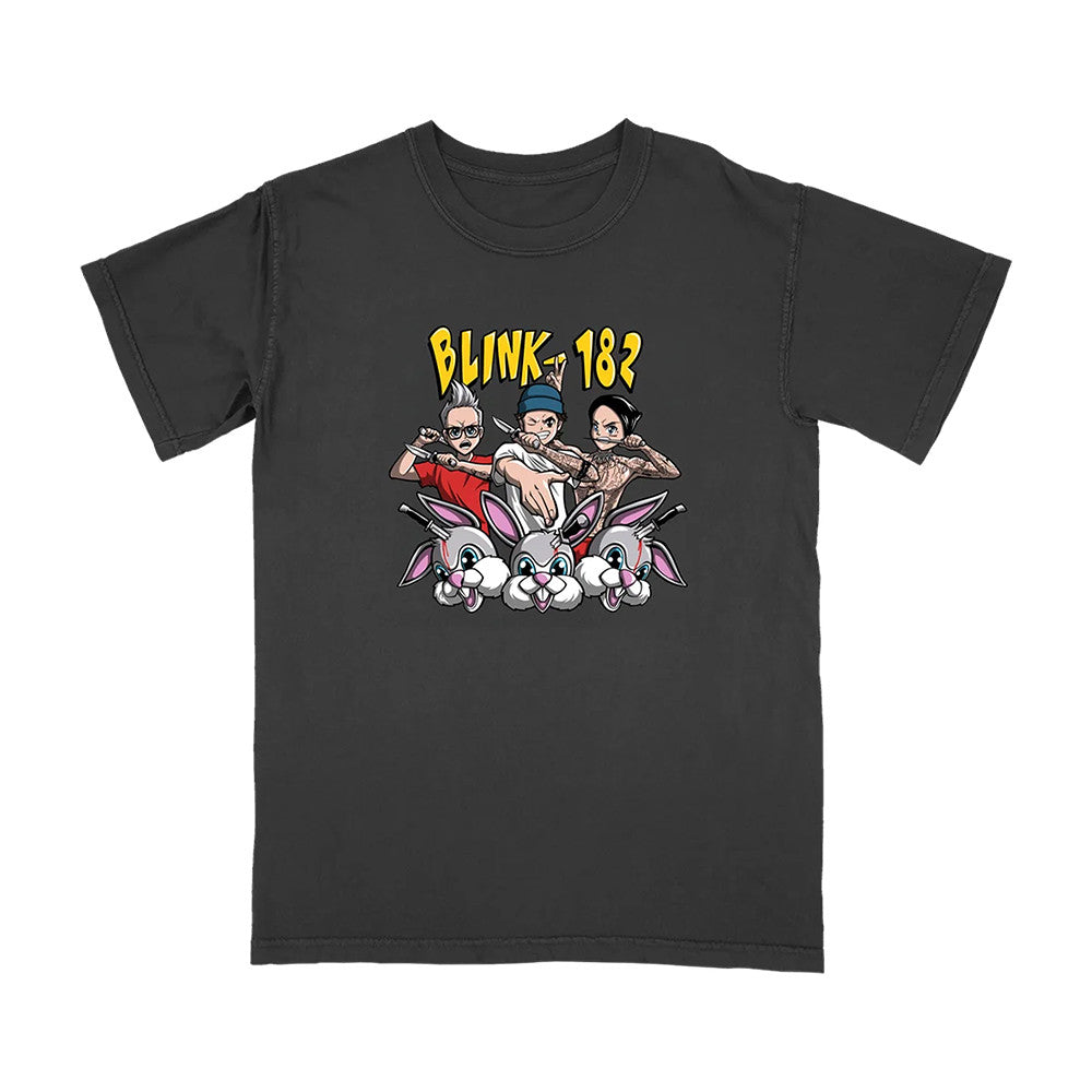 Blink 182 Merch Anime Band Vs Bunny Battle T-Shirt Great Gifts For Blink 182 Lovers - Foxy23shop